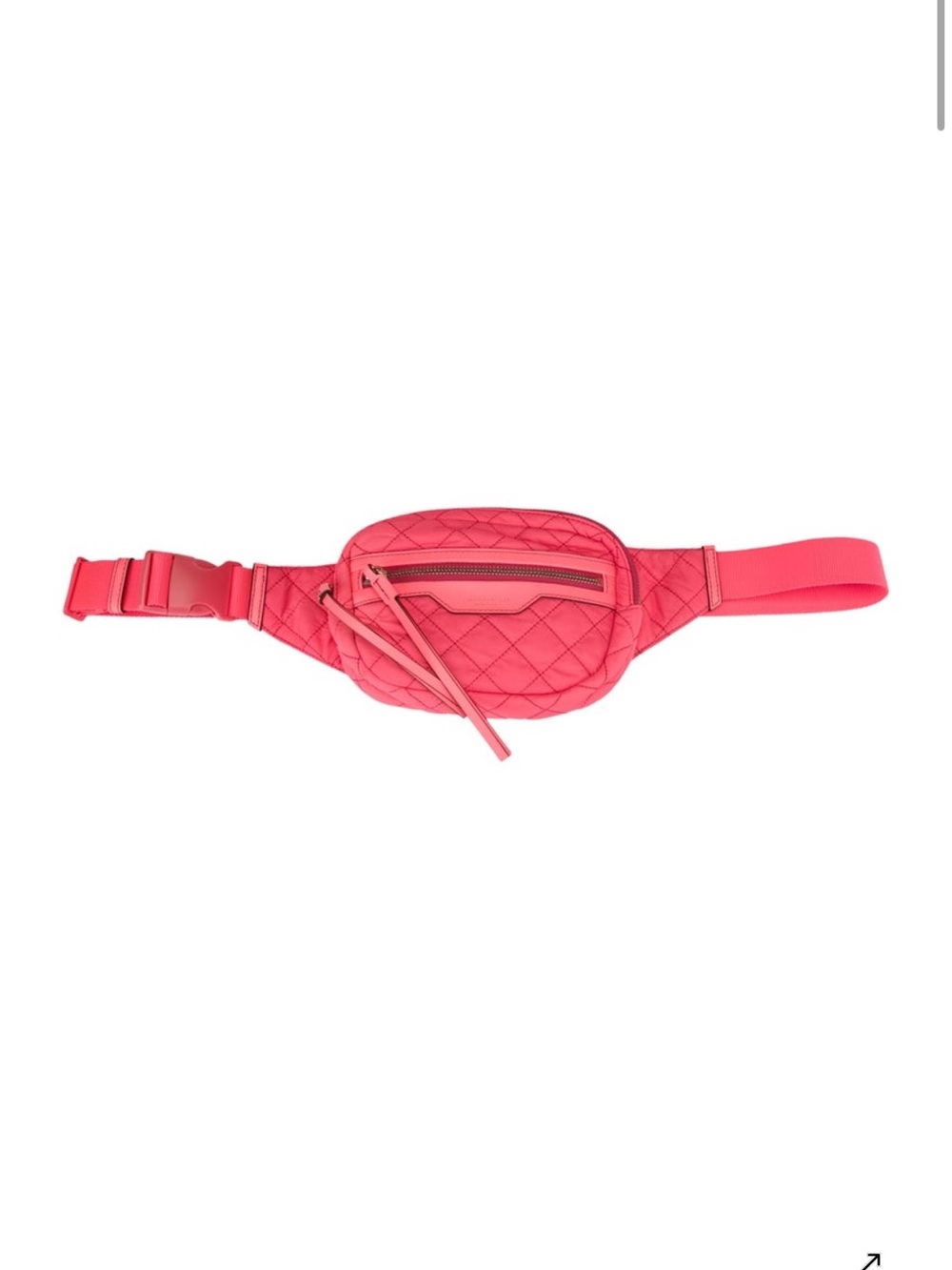 Tory Burch Quilted Neon Pink Belt Bag